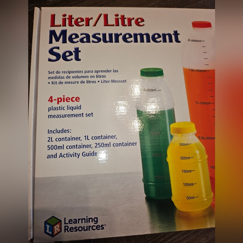 Learning Resources Liter Measurement Set - Multicolor - Picture 3 of 7